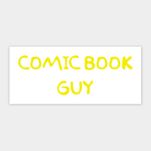Comic Book Guy Sticker