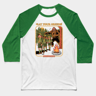 Eat Your Greens Baseball T-Shirt