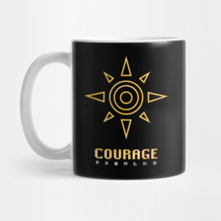 Digimon Crest of Courage Mug