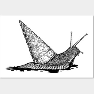 snail Posters and Art