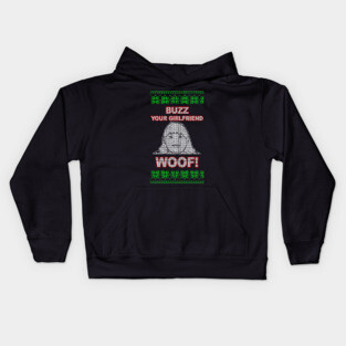 Buzz Your Girlfriend WOOF Kids Hoodie