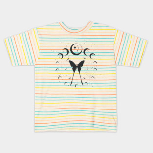 Butterfly Moon Kids T-Shirt