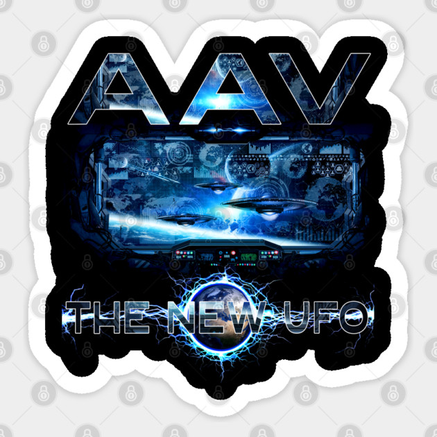AAV The New UFO Sticker by Joaddo