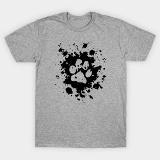 Paw Print Splatter T-Shirt