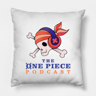 The One Piece Podcast (Blue/Orange) Pillow