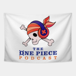 The One Piece Podcast (Blue/Orange) Tapestry