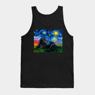 Black Labrador Night 5 Tank Top