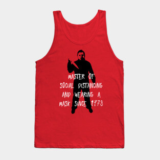 Social Distancing Master (Michael Myers/Halloween) Tank Top