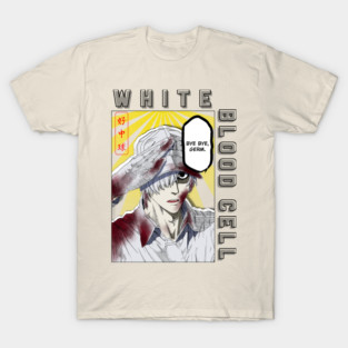 Cells at work White blood cell w. BACK PRINT T-Shirt