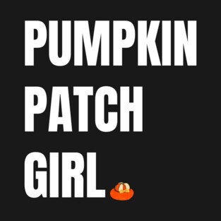 Pumpkin Patch Girl - Minimalist Design with a Turban Squash T-Shirt
