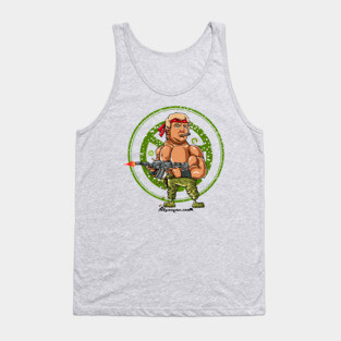Donald Trump as Rambo Tank Top