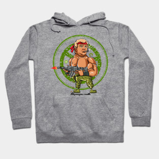 Donald Trump as Rambo Hoodie