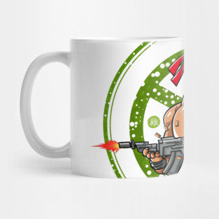 Donald Trump as Rambo Mug