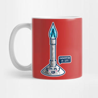 Chemistry Is Lit Cute Bunsen Burner Mug