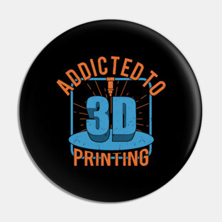 3D Printer Printing Additive Manufacturing Gift Pin