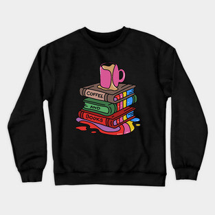Coffee and Books Crewneck Sweatshirt