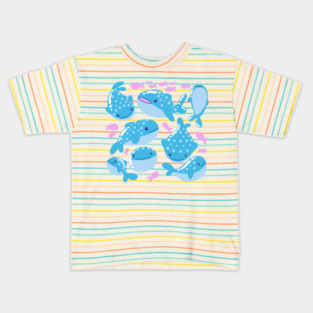 Whale Shark Friends Kids T-Shirt