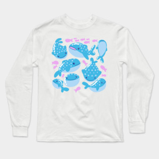 Whale Shark Friends Long Sleeve T-Shirt