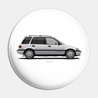 Civic Shuttle Wagon Mk4 White Pin