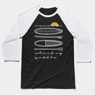 Stand up Paddle Baseball T-Shirt