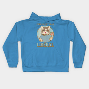Fire Breathing Liberal Kids Hoodie