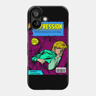 DEPRESSION COMIC Phone Case