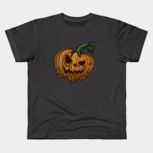 Melting Jock-o-Lantern Kids T-Shirt