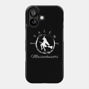 Salem Witch City Logo White Phone Case