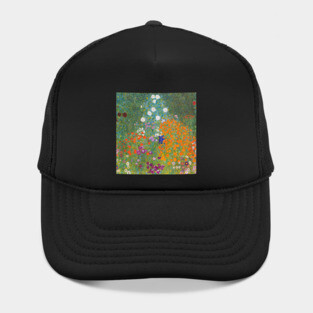 Gustav Klimt Flower Garden Famous Art Hat