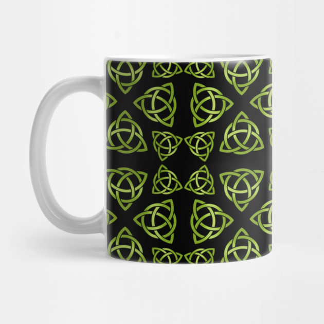 Green Triquetra Pattern Cheeky Witch® by Cheeky Witch