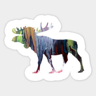 Moose Sticker