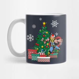 Thor Around The Christmas Tree Mug
