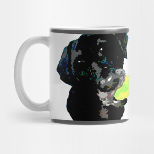 English Black Lab Mug