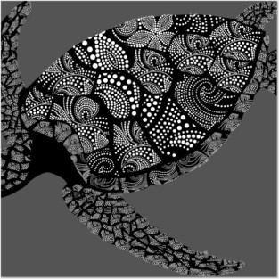 Sea Turtle Posters and Art