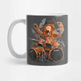 Lion Drummer Mug