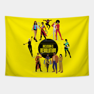 (Okoye Variant) Inclusion Is Revolution Tapestry