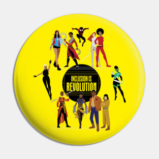 (Okoye Variant) Inclusion Is Revolution Pin