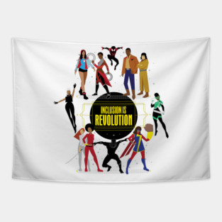 (Black Panther Variant) Inclusion Is Revolution Tapestry