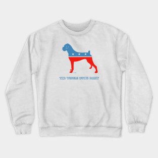 The Wiggle Butts Party aka the Boxer Party Crewneck Sweatshirt