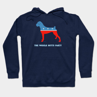 The Wiggle Butts Party aka the Boxer Party Hoodie