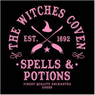 Wiccan Occult Witchcraft Witches Coven Spells & Potions Posters and Art