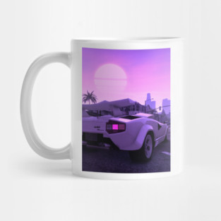 Countach sunset Mug