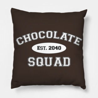 The Romance Bar: Chocolate Squad Pillow