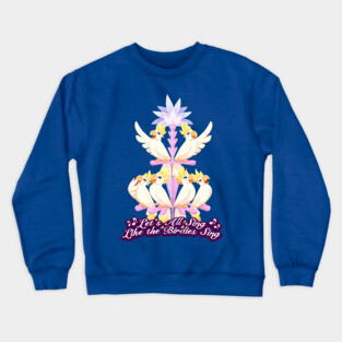 Tiki Room Ladies Crewneck Sweatshirt