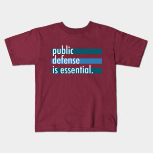 Public Defense is Essential Kids T-Shirt