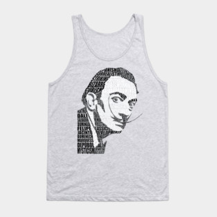 Salvador Dali Calligram Tank Top