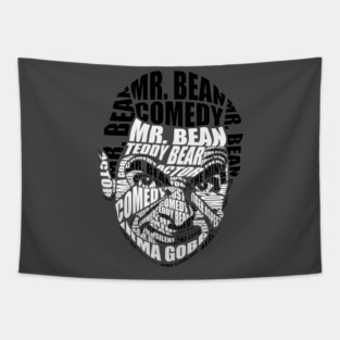 Mr Bean Calligram Tapestry