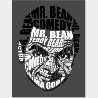 Mr Bean Calligram Posters and Art