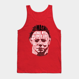 Michael Myers Calligram Tank Top