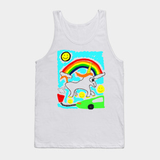 Elon Musk - Unicorn Tank Top